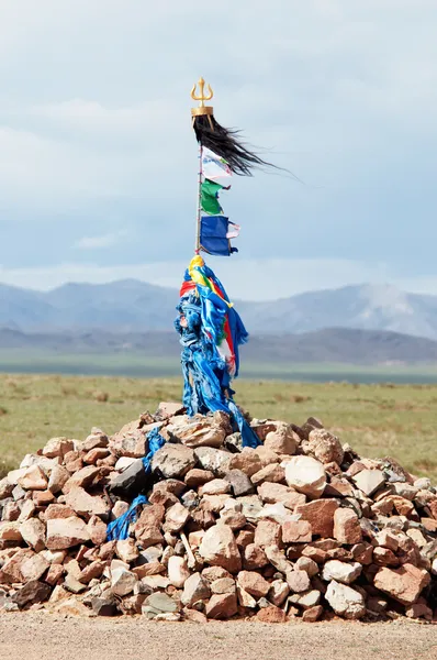 Passo sacro in Mongolia — Foto Stock