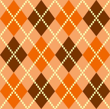 Retro colorful argile pattern or background - brown clipart