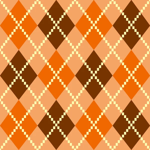 Retro colorful argile pattern or background - brown — Stock Vector