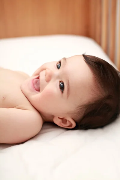 Baby laughing — Stock Photo, Image