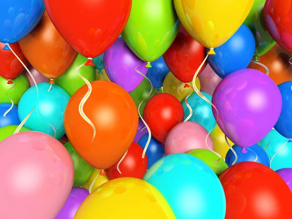 Kolorowe balony — Zdjęcie stockowe