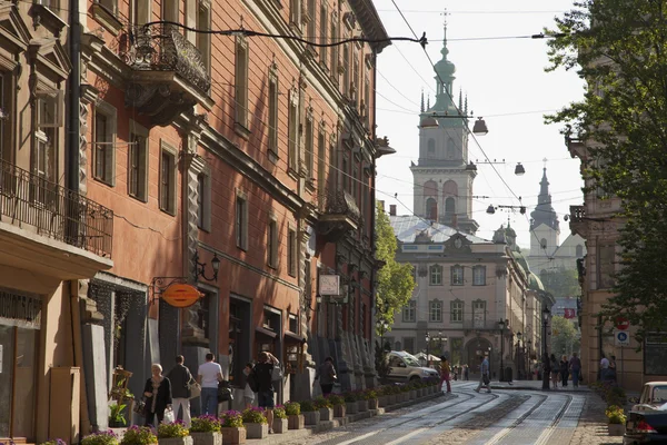 Altstadt von lviv — Stockfoto