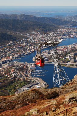 Ulriken in Bergen Norway clipart