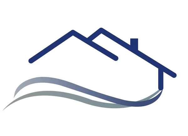 Logo de maison — Image vectorielle