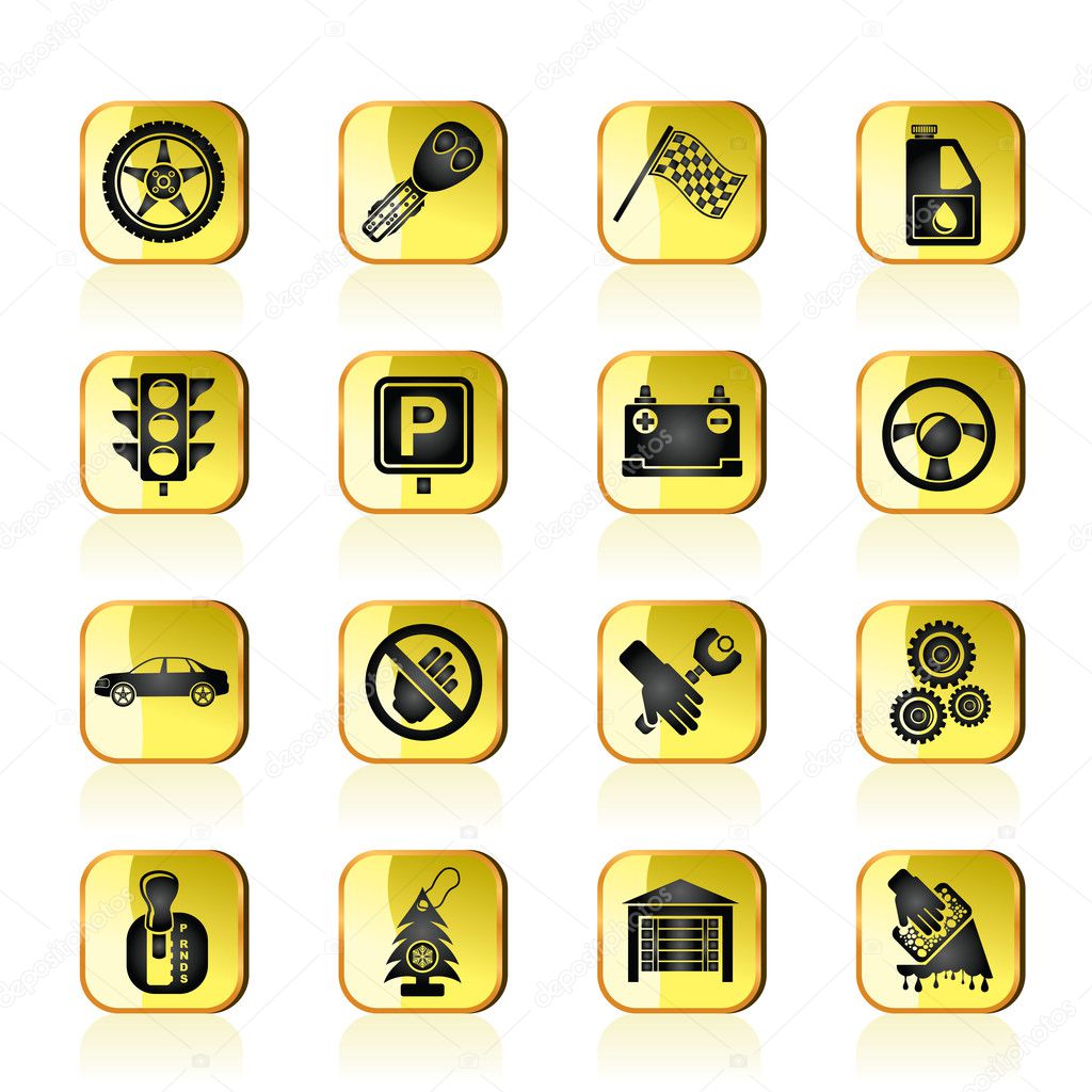 Car and transportation icons