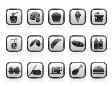 Dairy Products - Food and Drink icons clipart