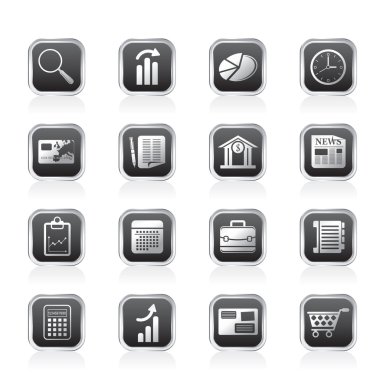 Business and Office Internet Icons clipart