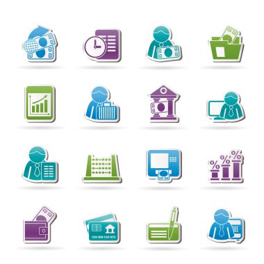 Bank and Finance Icons clipart