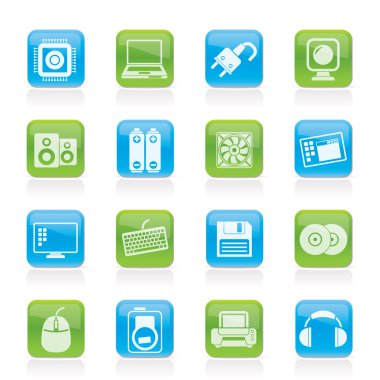 Computer Items and Accessories icons clipart