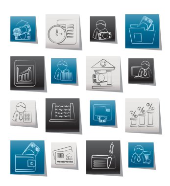 Bank and Finance Icons clipart