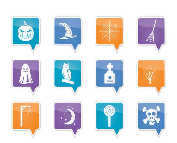Pack icône Halloween — Image vectorielle