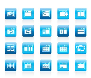 Application, Programming, Server and computer icons vector Icon Set 2 clipart svg vector 