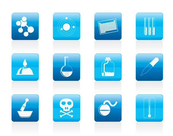 stock vector Chemistry industry icons