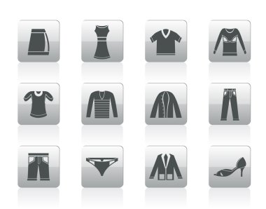 Clothing Icons clipart