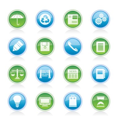 Business and Office internet Icons clipart