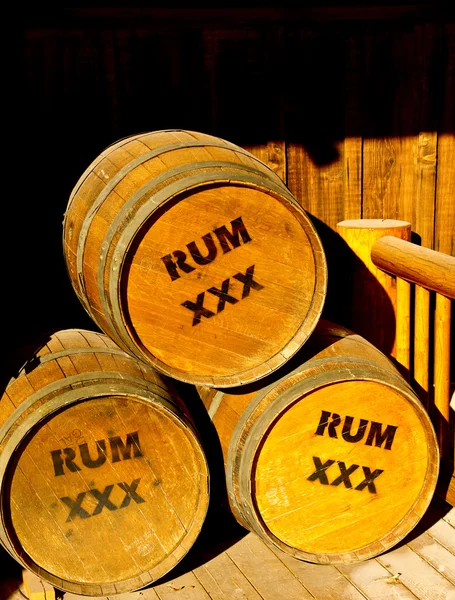 Rum Kegs — Stock Photo, Image
