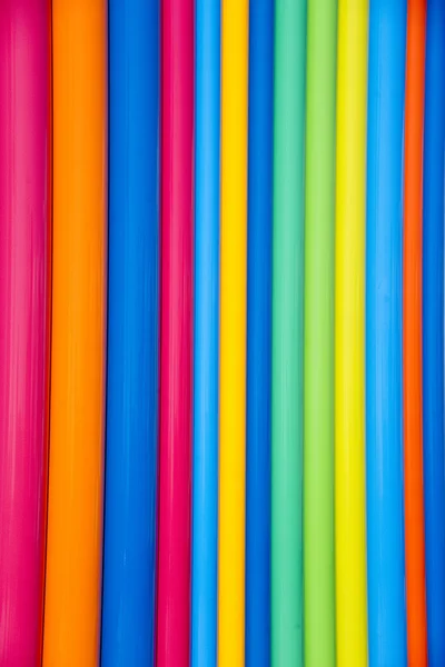 Tubos listrados coloridos — Fotografia de Stock