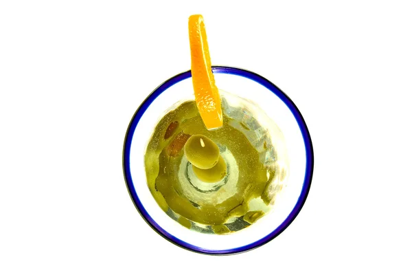 Isoliertes Martini-Glas — Stockfoto