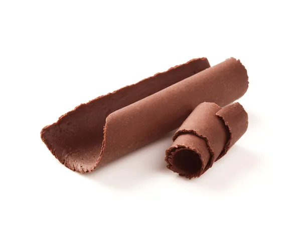 Chocolade krullen — Stockfoto