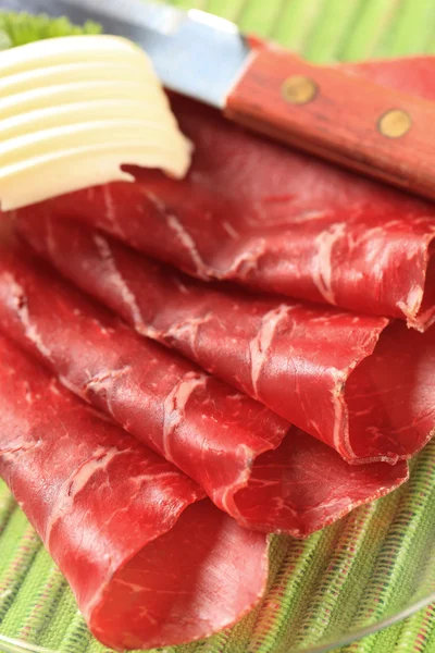 Сушеное мясо — стоковое фото