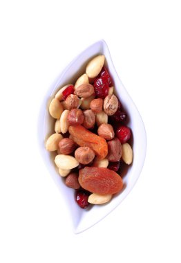 Dried fruit and nuts clipart