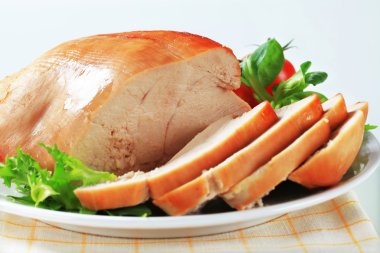 Roast turkey breast clipart