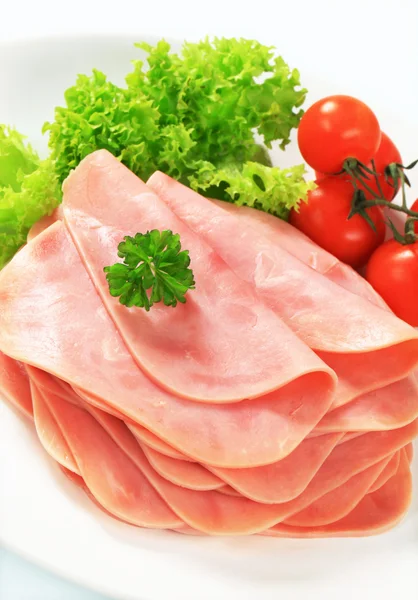 stock image Sliced ham