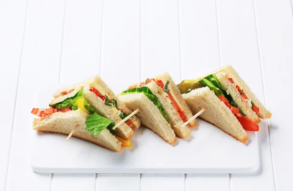 Овочевий бутерброди — стокове фото