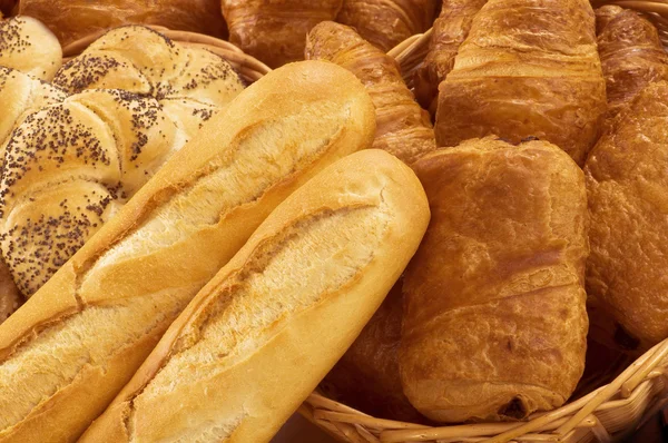 Φρέσκο ψωμί και γλυκίσματα — Φωτογραφία Αρχείου