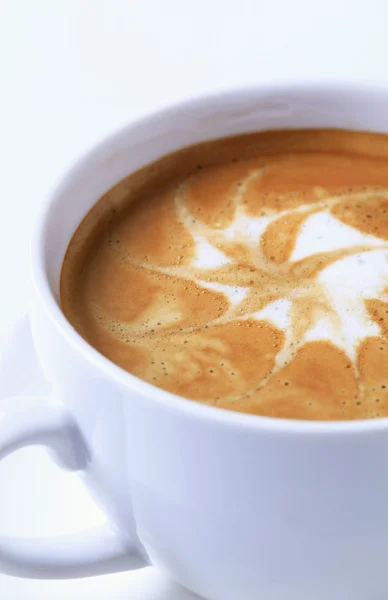 Sütlü kahve fincan — Stok fotoğraf