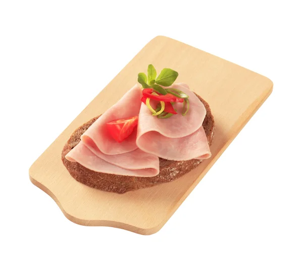 Sandwich cu șuncă — Fotografie, imagine de stoc