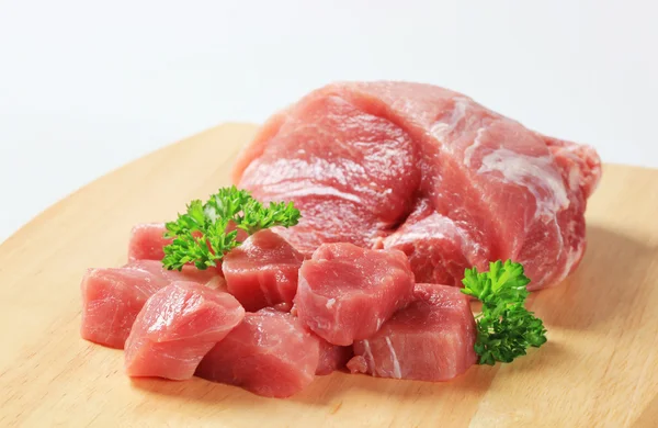 Carne fresca de porco — Fotografia de Stock