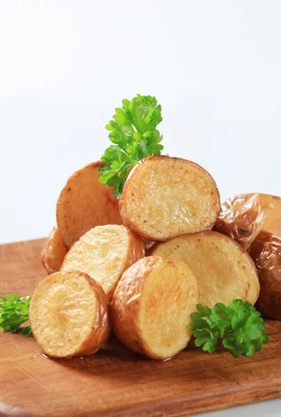 Gebratene neue Kartoffeln — Stockfoto