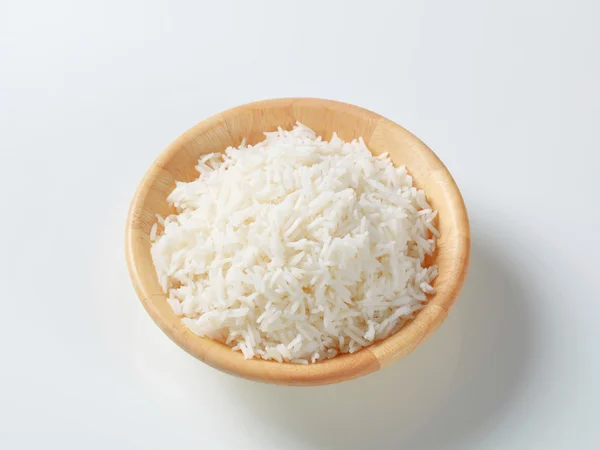 Kokt vitt ris — Stockfoto