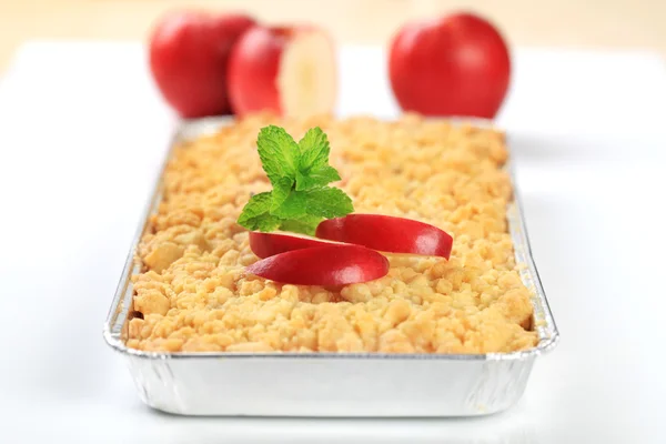 stock image Apple crumble pie