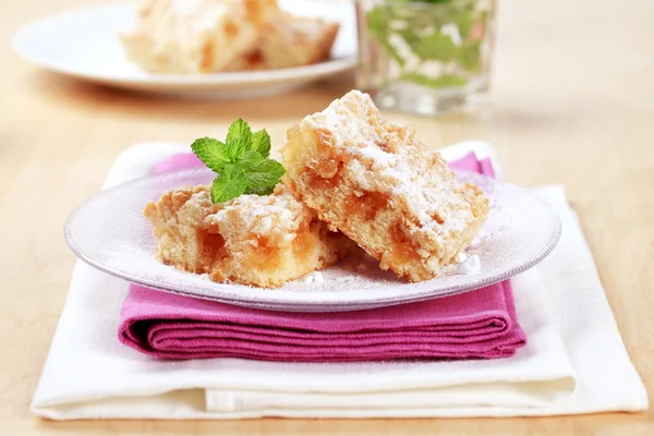 애플 빵 케이크 — 스톡 사진