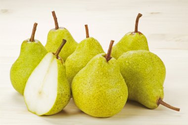 Ripe Green Pears clipart