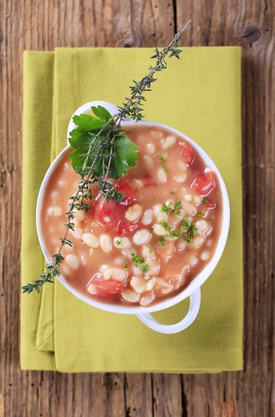 White bean stew — Stock Photo, Image