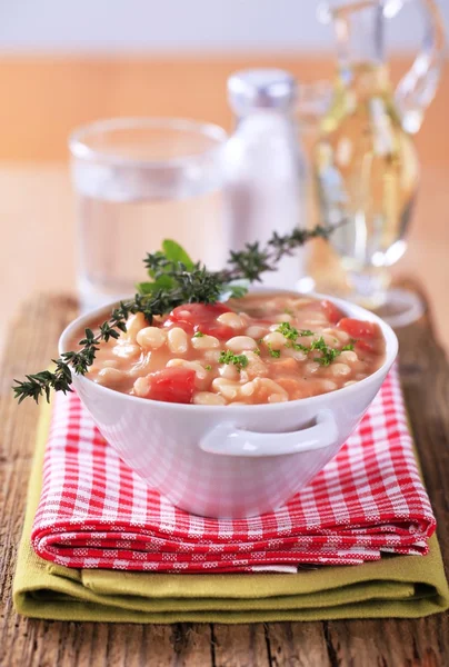 White bean stew — Stock Image White bean stew Royalty Free Stock Images