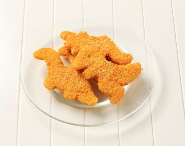 Breaded fish clipart