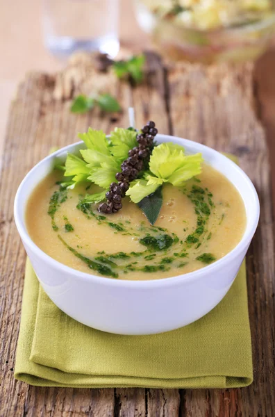 Cream of vegetable soup — Stock Photo, Image