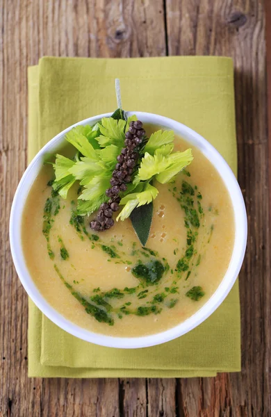 Крем из овощного супа — стоковое фото