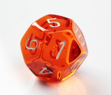 12-sided die clipart