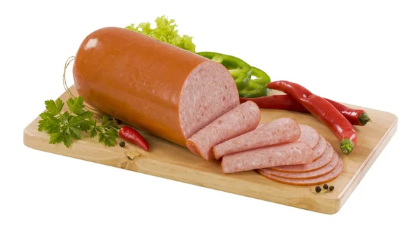 Sausage of salami — Stock Photo, Image