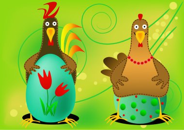 tavuk tavuk ve horoz