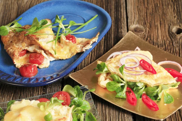 Wegetariańska omlety — Zdjęcie stockowe
