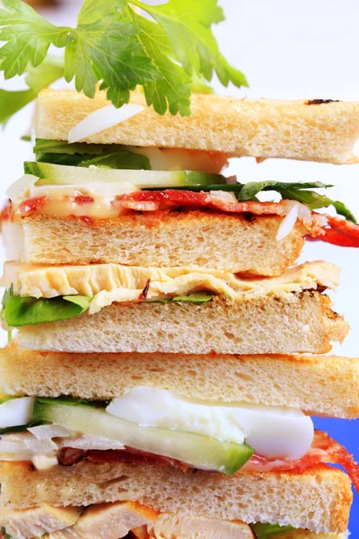 Club sandwiches — Stock Photo, Image