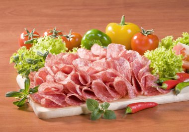 Dry salami clipart