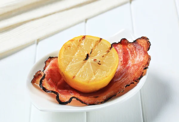 Grillad bacon och citron — Stockfoto