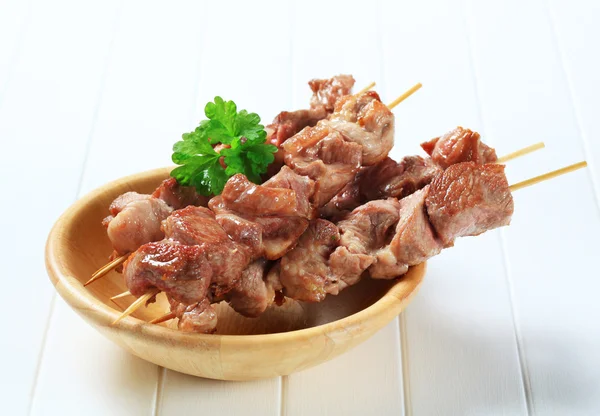 stock image Pork skewers